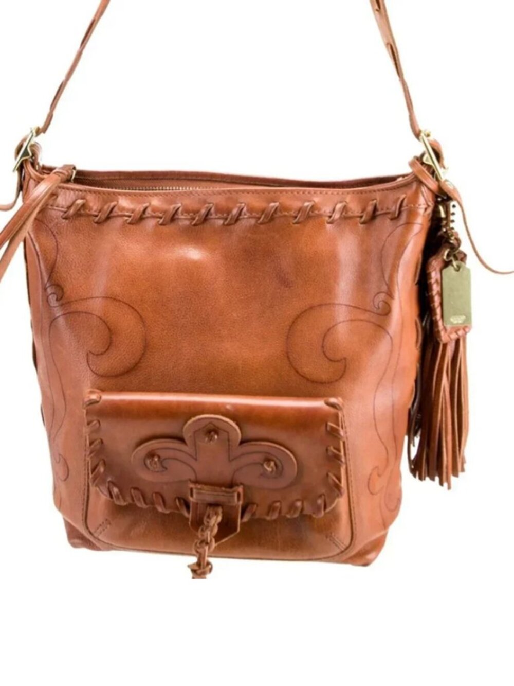 Coach x Anna Sui Fleur de Lis Duffel Sac Bag - Picture 2 of 14